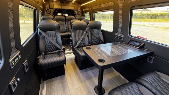 15 passenger sprinter van interior laredo