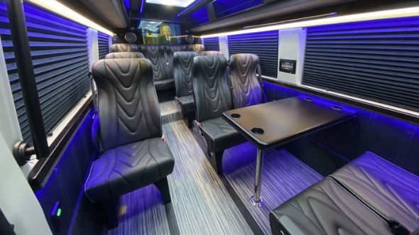 18 passenger sprinter van interior round rock