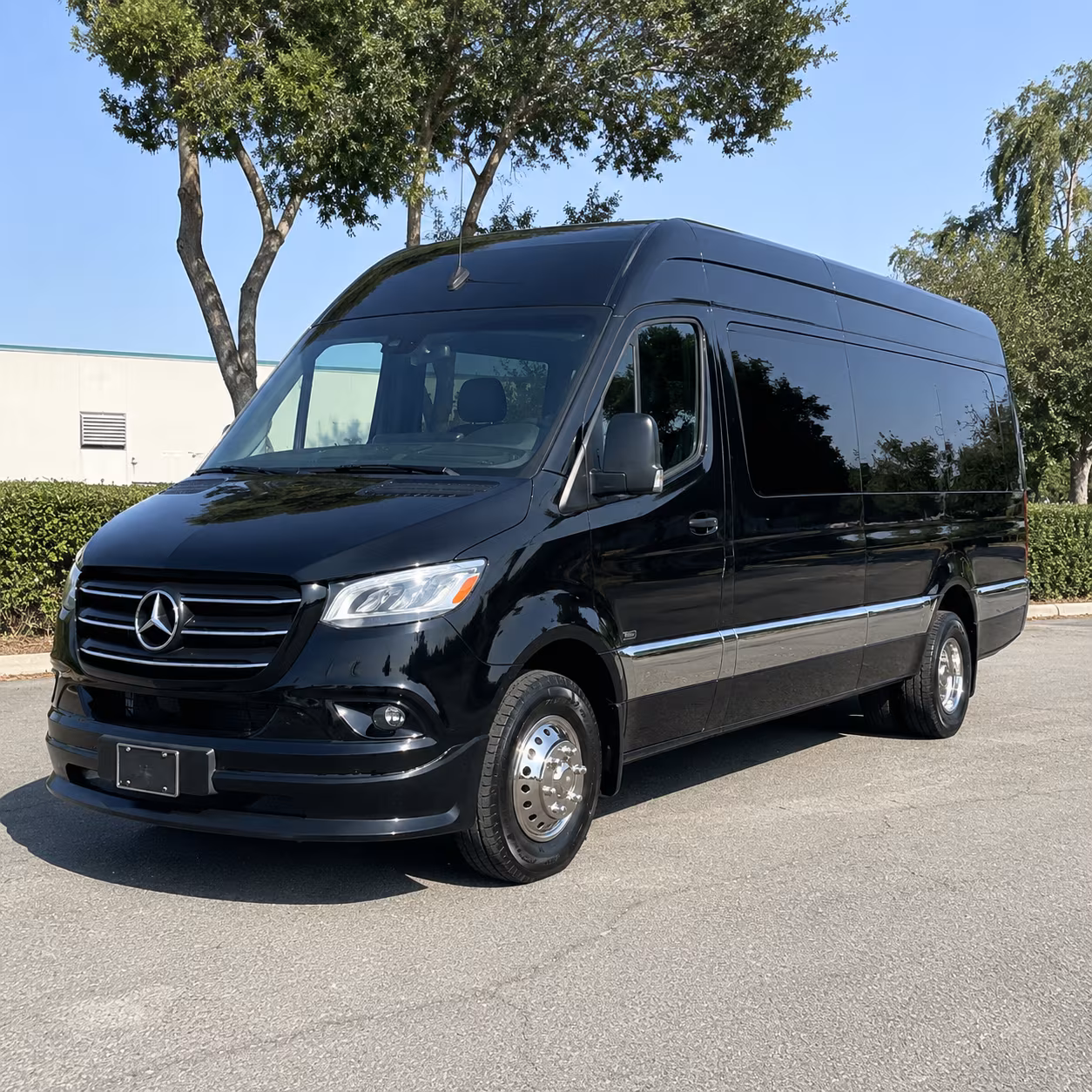 quinceanera sprinter van transportation in san antonio from ceremony to reception and every stop between