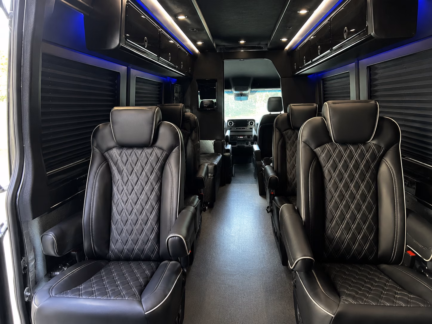 san antonio 18 passenger sprinter van inside