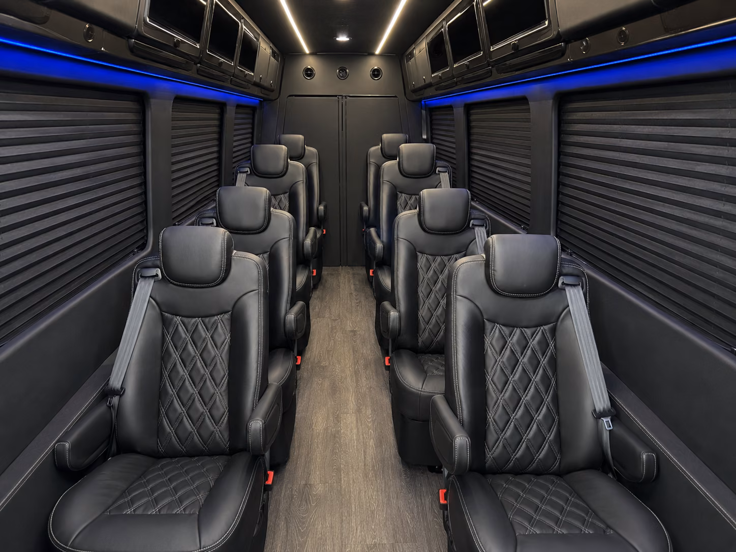 san antonio 8 passenger sprinter van inside