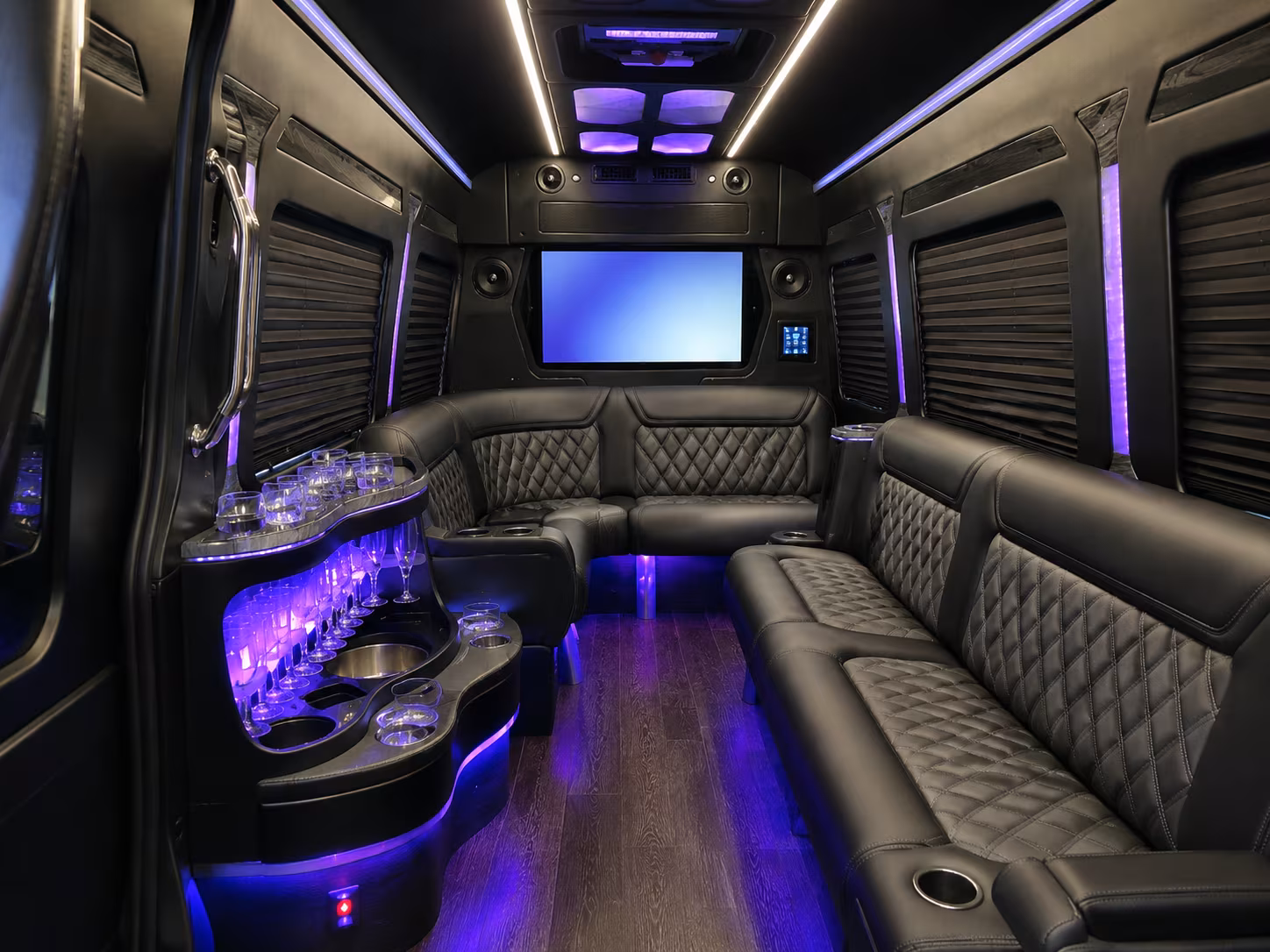 san antonio sprinter limousine interior